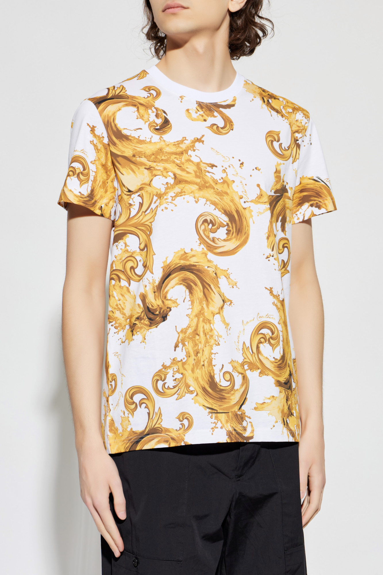 Versace Jeans Couture T-shirt with 'barocco' pattern | Men's | Vitkac